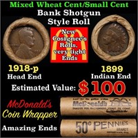 Small Cent Mixed Roll Orig Brandt McDonalds Wrappe