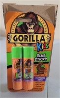 Gorilla kids glue sticks.  8 2pks. NIB