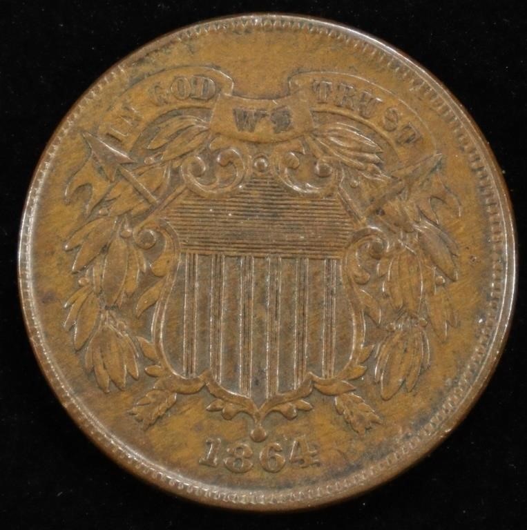 1864 2 CENT AU