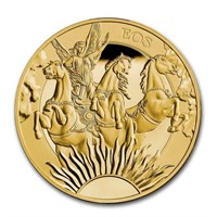 2023 1/4 Oz Gold Goddesses - Eos And The Horses
