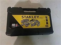 Stanley 40pc. 1/4" & 3/8" SAE & MM Socket Set w/Ca