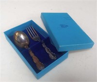 Birks sterling Silver Baby Spoon and Fork