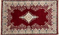 BEAUTIFUL FINELY HAND KNOTTED PERSIAN WOOL RUG