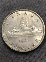 1959 CANADA SILVER DOLLAR
