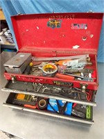 Vintage Husky Toolbox Full of Tools