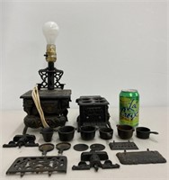 Miniature salesman sample / toy iron stove &
