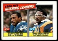 Twenty (20) 1986 NFL Rushing Leaders #229