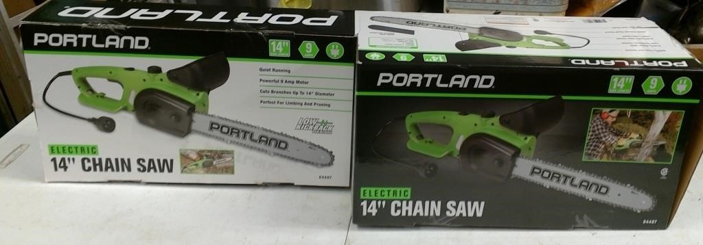 New Portland Electric Chain Saw