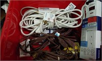 Box of Short Extension Cords