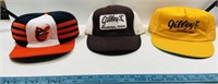 3 Vintage Trucker Hats