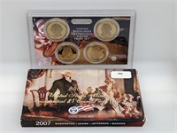 2007 US Mint Presidential $1 Coin Proof Set