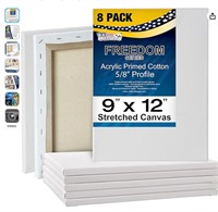 10 x 20 inch Stretched Canvas Super Value 12-Pack