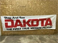 Dakota Truck vinyl banner, 42" x 12'