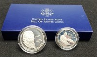 1993-S Two Coin Proof Comm. Set
