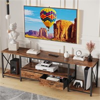 TV Stand for 55-65 Inches: 55.1 Rustic Brown