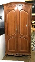 Century Furniture Media Armoire with Snail Feet