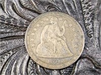 1841 Silver Seated Liberty Dime "O"