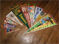 15 Vintage Ontario Pennants Felt ++