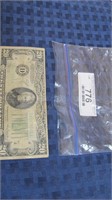 Money: $20 bill 1934 Series Demand Note