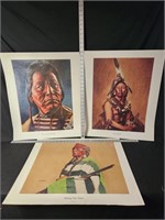 3 Don Marcos Native American prints