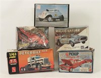 Five 1960s-1970s Model Cars