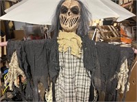 Haunted Hill Farm 6-ft.  Scarecrow, LED Eyes,
