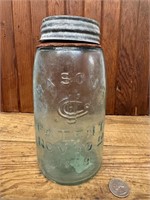 Antique Mason Jar w/ Lid