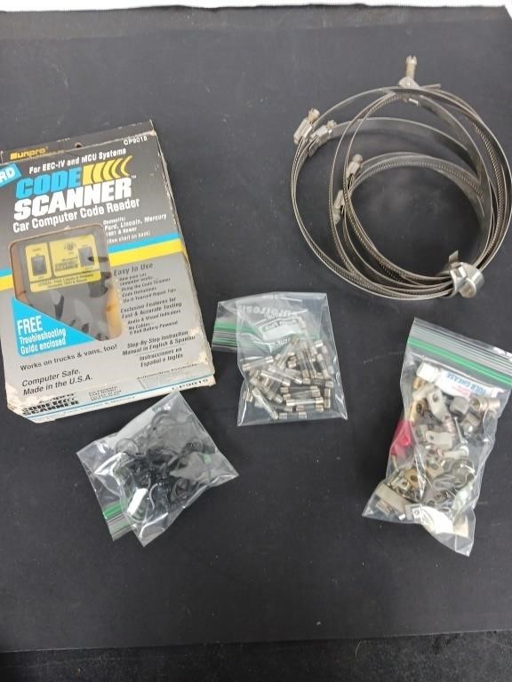 Code Scanner, Hose CLAMPS, Fuses