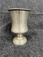 Israel Trask Antique Pewter Chalice