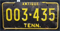 TN Antique Auto license plate