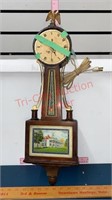 Telechron Banjo Style Wall Clock Electric