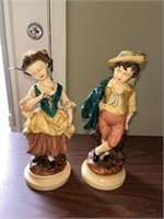 Vintage Italian Borghese Country Peasant Figurines