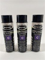 (3) NEW Penetrating Coil Cleaners