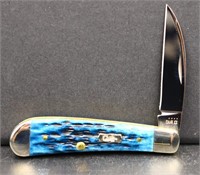 BNIB Case Bose med. blue swayback knife