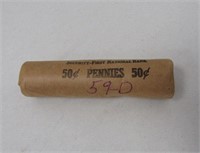 1959 D Cent Uncirculated Roll