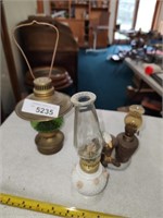 3 Vintage Miniature Lanterns