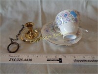 China Cup & Saucer, Candle Holder