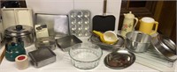 Large box of misc kitchenware