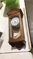 Large wooden wall clock