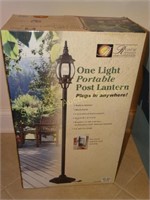 Royce One light portable post later 64"h  sealed