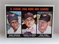 1967 Topps AL Ldrs Robinson Killebrew Powell #243