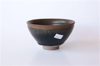 Jian Hare'fur tea bowl, 12cm D x 7cm H