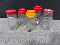 Americana Glass Jars
