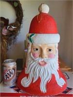 Vintage Hand Painted Paper Mache Santa