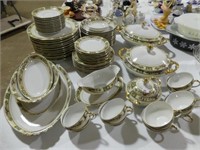 APPROX. 69PC UNMARKED (LIMOGES?) CHINA