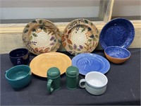 Plates bowls and cups miscellaneous NO SHIPPING
