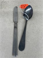 United States Navy knife and spoon