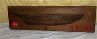 1808 3D Wooden Boat Wall Hanging 23"x7"