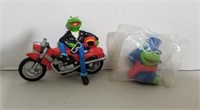 Kermit on Motorcycle and Kermit Finger