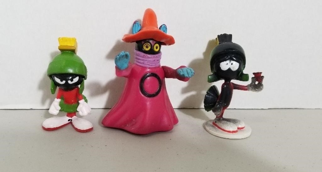 Orko Masters of th Universe and 2 Marvin